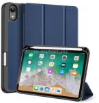 Dux Ducis IPAD mini 7 (2024) / mini 6 (2021) DOMO tok álló, bőr hatású aktív FLIP, ceruza tartó, SÖTÉTKÉK (GP-110344) (GP-110344)