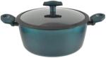 Perfect Home Cratiță antiaderentă din aluminiu Sea Line cu capac din sticlă 24cm 4l 54475 (15250)