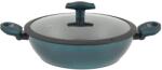 Perfect Home Tigaie antiaderentă din aluminiu pentru șnițele Sea Line cu capac din sticlă 28cm 54482 (15555)