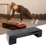 inSPORTline Aerobic step lépcső inSPORTline AS250-újszerű termék fekete-piros (U-25842)