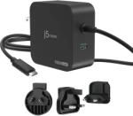 j5create JUP25102V Charger 220V- GaN 102W USB-C 2ports- for laptops, tablets, phones (J5-JUP25102V)