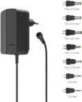 Hama Universal Switchable Power Supply Unit, Adjustable, 1500mA, 24W, max. 24V, 7 Adapters (HAMA-223616)
