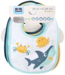 Lorelli Set 7 bavete, Lorelli, bumbac si peva, 30 x 19 cm, inchidere cu banda velcro Bavata