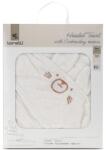 Lorelli Prosop de baie cu gluga si broderie, Lorelli, 90 x 90 cm, bumbac, White