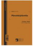 PÁTRIA Nyomtatvány pénztárjelentés PÁTRIA A/5 25X2+2 lapos (B.KISKER.104/V)