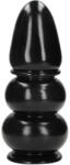 Ouch! Ultra Collosus - extra méretű anál plug (fekete) - 33 cm - vagyaim
