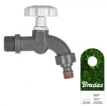 Bradas kerti csap műanyag GZ1/2" csap + csap csatlakozás (1503221 - WL-K112)