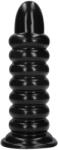 Ouch! Spiral Force - csavart anál plug (fekete) - 23, 5 cm - shop
