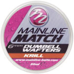 Mainline Match Dumbell Wafters, 6 mm, Red Krill, sárga, 50 ml (MM3120)