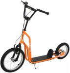 HomCom Gyerek roller, kick roller, city roller, kickboard pneumatikus gumikkal, narancssárga