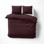Detexpol Szatén ágyneműhuzat 180x200 Sima csíkos Prémium Burgundi Bor (kpl poscieli pure 180x200 burgund wino)