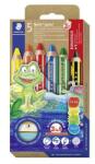STAEDTLER Színes ceruza készlet 5+1 szín, STAEDTLER "Noris® junior 140" grafitceruzával, hegyezővel, ergonómikus jumbo vastag (140 C6P1)
