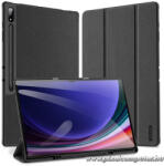  Fekete DUX DUCIS DOMO összehajtható védőtok kijelzővédővel és ceruzatartóval Samsung Galaxy Tab S10 Ultra/S9 Ultra/S8 Ultra-hoz (6934913000793)