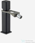 Webert ONE-X bidet csaptelep leeresztővel, fekete/inox színben OX840101.441 (OX840101441)