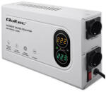 Qoltec Automatikus Feszültségstabilizátor AVR 2000VA | 1200W | Kompakt | Toroid transzformátor (50449)