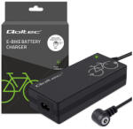 Qoltec Gyors Töltő Elektromos Kerékpárhoz 36V | 42V | 2A | Mi4 Mágneses TIP + Tápkábel (52614)