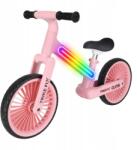 Trike Fix Glow terepfutó futóbicikli LED-del, rózsaszín (KX2867_1)