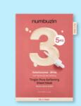 Numbuzin Puhító arcmaszk pórustisztításhoz No. 3 Tingle-Pore Softening Sheet Mask - 27 g * 5 db