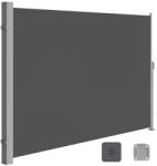  Oldalsó terasznapellenző, belátásgátló, szürke, 220 g/m2 160 x 300 cm (srGSA160TG)