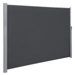  Oldalsó terasznapellenző, belátásgátló, szürke, 280 g/m2 200 x 400 cm (srGSA204G01)