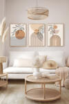  Artsycllct6 keretezett MDF falikép, 3 db-os szett (TR786DKT1432)
