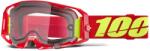  Ochelari atv cross 100% Armatic Enduro Dual Pane, lentila clara, culoare rama rosu (26014042PE) - mxenduro