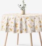 Goldea față de masă teflonată - frunze de stejar - rotundă Ø 130 cm Fata de masa