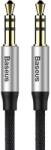 Baseus Cablu audio Baseus Yiven Audio Cable mini jack 3, 5mm AUX, 1m (Black+Silver)