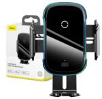 Baseus Suport auto Baseus Light electric cu incarcator inductiv Qi Negru