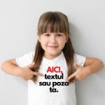 Gravolo Tricou pentru copii, personalizat cu text sau poza (C740)