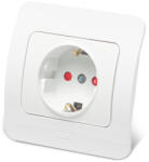 Elbi Priza Schuko cu protectie copii 16A alba Jazz (EL0072830)