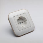OVIVO Priza Schuko 16A alb Kraft Loft Ovivo (EL0057133)