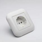 OVIVO Priza Schuko 16A alba Ovivo Loft ST, cu impamantare, 404-010301-217 (EL0057112)