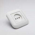 OVIVO Priza fara contact de protectie 16A alba Ovivo Loft, 404-010301-215 (EL0057111)