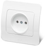 Elbi Priza fara contact de protectie 16A, alba, Jazz (EL0072834)