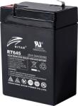 Ritar Оловна батерия RITAR, (RT645) AGM, 6V, 4.5Ah, 70/ 47/ 99mm, Терминал1