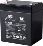 Ritar Оловна батерия RITAR, (RT1250) AGM, 12V, 5Ah, 90/ 70/ 10 1mm, Терминал 1 (RITAR-RT1250-1) - caretech