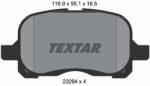 TEXTAR Set placute frana TEXTAR 2329402 (2329402)