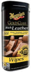 Meguiar's Servetele curatare piele auto Meguiars Gold Class Rich Leather Wipes 25buc (AC88419)