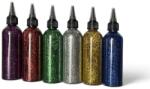 EMC ONSHOP Set Sclipici Pulbere Fină EMC ONSHOP®, 6 Culori x 30g, Recipiente din Plastic cu Vârf Dozator, Activități Creative, Proiecte Școlare și Craft, Manichiura (JML-94403)