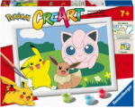 Ravensburger Set de pictura Ravensburger CreArt coloring book for kids Pokemon, 13 x 18 cm, Vopsele acrilice (23571)