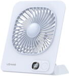 USAMS Mini Ventilatoare ZB363, 3 trepte viteza, Autonomie 6h, 2000mAh, Baza magnetica, Display LED, USB-C, blue (USA001772) - 24mag Ventilator