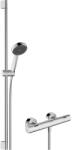 Hansgrohe Activera Select S - Set de duș cu termostat, 2 jeturi, EcoSmart, crom 28086000 (28086000)