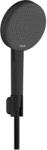 Hansgrohe Raindance Alive Select S - Set pară de duș, suport și furtun, 3 jeturi, EcoSmart, negru mat 24612670 (24612670)