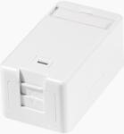 LogiLink NK4079 Felületre szerelhető doboz 1 Keystone csatlakozóhoz, rugós redőnnyel (NK4079)