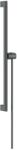 Hansgrohe Unica - Bară de duș 66 cm, cu furtun de duș, crom negru periat 24402340 (24402340)