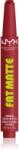 NYX Cosmetics Fat Matte balsam de buze cu efect matifiant Mauve Cloud 2 g