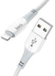 hoco. X70 adatkábel (USB - lightning, 2.4A, gyorstöltő, törésgátló, 100cm) FEHÉR (122177)