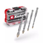 Einhell XS-CASE 4 részes TCT csempefúró készlet, 5-10 mm (49051404) (49051404)