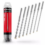 Einhell 7 részes SDS Plus kalapácsfúró készlet, 4 élű, 210 mm, 6-14 mm (49265515) (49265515)